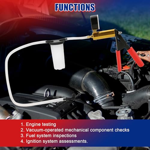 NYXOVA 2 in 1 Handheld Vacuum Pump Brake Bleeder Kit for Motorcycle, 16 pcs Brake Fluid Bleeder Oil Change Hand Held Vacuum Pistol Pump Tester Kit for Bike Car Truck (Blue)