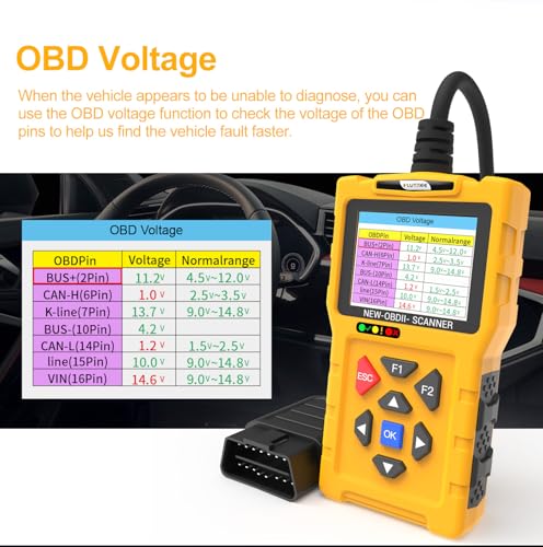 T600 OBD2 Scanner – Check Engine Light Code Reader, Read & Clear Fault Codes, Battery Test & Live Data, 50,000+ DTCs, I/M Readiness, Cloud Print, for 1996+ OBDII Vehicles