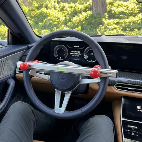 Steering Wheel Level Alignment Tool with Magnetic Torpedo Level - Adjustable 8-15 Inch Universal Fit for DIY Alignment - size: Steering Wheel Level with Torpedo Level