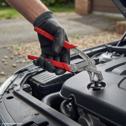 Clip Removal Tool and Car Clip Pliers, Auto Fastener Removal Tool for Push Pin Pliers, Plastic Trim Clips and Panel Retainers