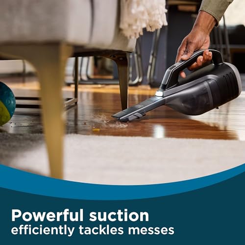 BLACK+DECKER Dustbuster Reveal Handheld Vacuum Cordless, Car Vacuum Portable Cordless, LED Light, Long Run Time, Rechargeable Lightweight Dust Buster, Includes Crevice Tool, Charging Base (HLVD320B42) - style: NEW Reveal with LED Light