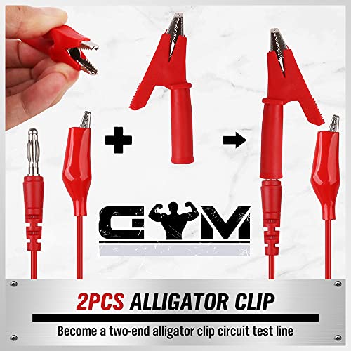 SWANLAKE 22-Piece Back Probe Kit, Multimeter Back Probe Pins with Test Leads and Alligator Clips, Automotive Electrical Circuit Diagnostic Tool Set for Car Repair - color: 22PCS Milti-color