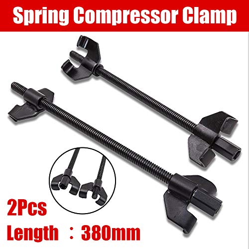 maXpeedingrods 14" Coil Spring Compressor Tool, Heavy Duty Suspension Strut Remover Installer Tool Kit, Coil Spring Clamp, Automotive Strut Spring Compressor with 2 Steel Jaws, - size: 14 inch