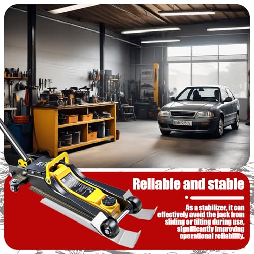 Floor Jack Holder Holds Most Standard Floors Jacks Aluminum Suitable for Enclosed Race Trailer Mounted Stabilizer