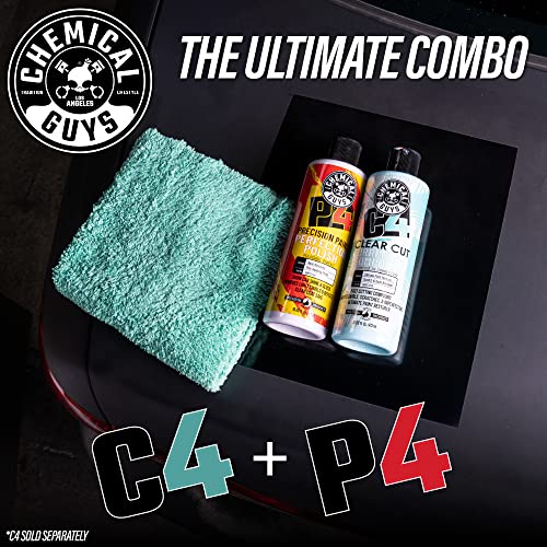 Chemical Guys P4 Precision Paint Perfection Polish - Scratch Remover & Swirl Remover for Cars, Trucks, Motorcycles, & SUVs, Fixes Paint Imperfections & Towel Marks, Restores Gloss & Clarity, 16 oz - style: P4 Perfection Polish