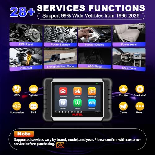Autel Obd2 Scanner Diagnostic Tool MaxiCOM MK808Z: 2026 Bidirectional Scan Tool, 28+ Service, Active Tests Scanner for Car, All System OBD2 Diagnostics Car Scanner for DIY, Mechanic and Small Shops - style: MK808Z