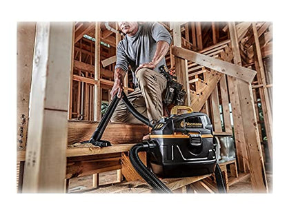 Vacmaster Professional - Professional Wet/Dry , 5 Gallon, Beast Series, 5.5 HP 1-7/8" Hose Jobsite Vac (VFB511B0201), Black - size: 5.5 Gallons
