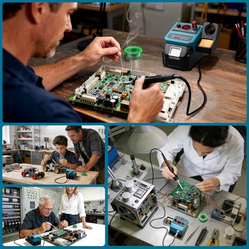Taingwei Cordless Soldering Iron Kit for Makita 18v LXT Battery,90W LED Digital Solder Iron Soldering Gun with 5pcs Tips,0.04” Solder Wire for any Hobby Enthusiast (Battery not included) - style: For Makita Battery