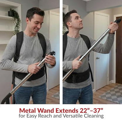 Atrix Ergo Backpack Canister Vacuum, Portable Cleaner with Attachments for Professional and Residential Use, VACBP1-PK Pro Bundle - size: Pro Bundle