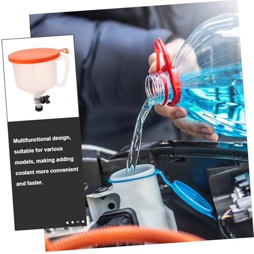LIFKOME 1Set Coolant Filling Funnel Kit Radiator Tool with User Friendly Design Stylish Switch Function Universally Compatible for All Car Models
