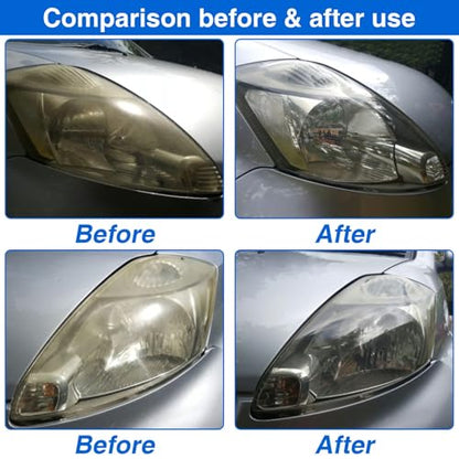 100ML Headlight Repair Kit, Automobile Headlight Restoration Kits,Car Headlight Polish Repair Tool, Glass Scratch Repair Headlight Renovation - size: 100ML
