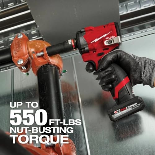 2563P-20 for Milwaukee M12 FUEL 1/2" Impact Wrench w/Pin Detent Length 4.9 in Width 2.4 in Height 7.2 in - NEW