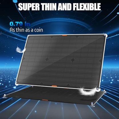 OYMSAE 30W 12V Solar Trickle Charger Maintainer, Waterproof Portable Solar Panel Battery Charger Kit with Cigarette Lighter Plug & Alligator Clips for Car, RV, Truck, Boat, Motorcycle, Marine - size: 30W