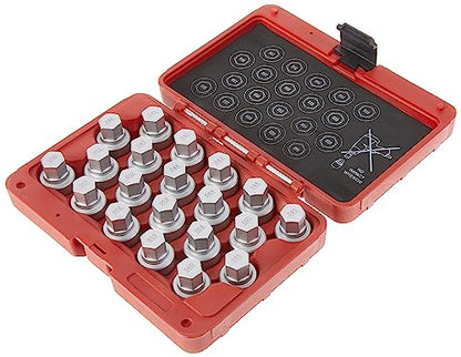 LTI TOOLS Wheel Locking Nut Key Kit 20 pcs (2nd Generation) Compatible with BMW - Wheel Lock Key Set Lug Nut Removal Kit (LT4165)