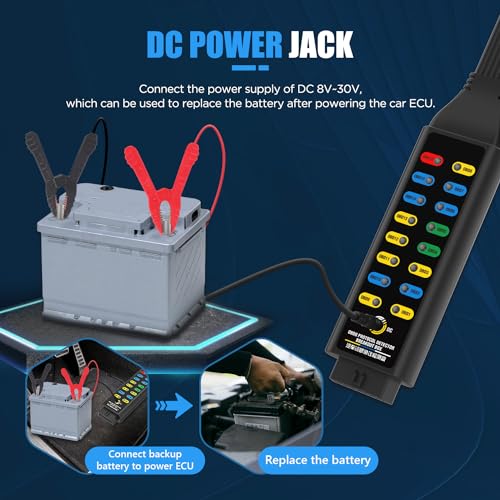 68 PCS Automotive Circuit Test Lead Kit,Multimeter Test Leads Set,Electrical Breakout Leads Automotive Kit, OBD2 Breakout Box OBDII Protocol Detector for Professional Automotive Diagnostics