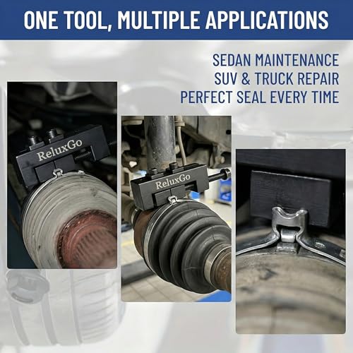 Single Ear Hose Clamp Plier Tool for CV Boot Dust Cover Removal & Installation – Heavy Duty Automotive Repair Kit for Drive Shaft Universal Vehicle Maintenance