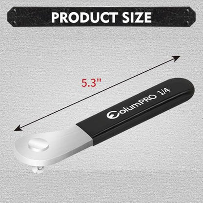 Low Profile Socket Lever, 1/4” Drive Breaker Bar, Extra Low Profile Stubby Wrenches Set, Non-Ratcheting, Great for Boats, RV, Off Road Vehicle - style: 1/4"