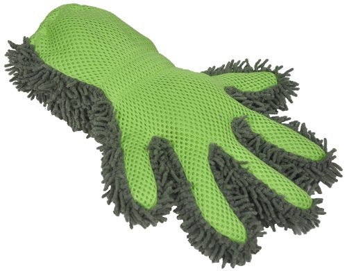 Detailer's Preference Double-Sided Microfiber Car Detailing Glove for Interior & Exterior, Knobby for Dusting, Smooth for Scrubbing, Non-Abrasive, Durable, Safe on Paint, Great for Hard-to-Reach Areas