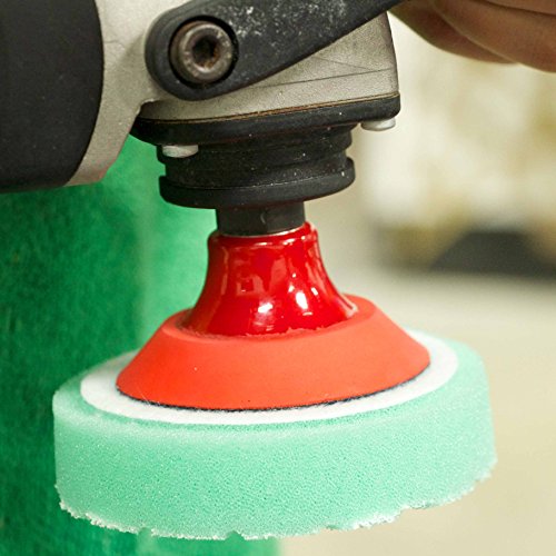 Chemical Guys TORQ R5 Rotary Backing Plate with Hyper Flex Technology, Red (3 Inch) - size: 3 Inch Rotary