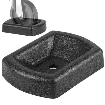 Jack Wheel Chock, Heavy Duty Reinforced Rubber Jack Caster Wheel Dock for Caravans and Trailers, Wheel Chock Stabilizer Wheel Stopper for 6 Inch Jockey Wheels - color: Small - Single Wheel