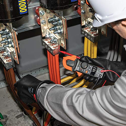 Klein Tools CL390 AC/DC Digital Clamp Meter, Auto-Ranging, 400 Amp, NCVT Tester, Hi-Viz LCD Display, TRMS, Continuity Resistance, Temperature and More - size: Standard Display