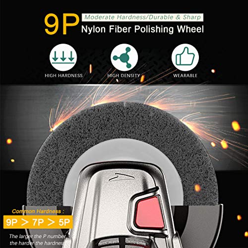 Keadic 18Pcs 4 Inch Wool Felt Polishing Wheel Disc Kit Includes Wool Felt Disc Wheel Pad and Buffing Polishing Paste, Wool Polishing Wheel Buffer Pads Wool Polishing Disc for Marble - color: 18Pcs Polishing & Sanding Wheel Disc Kit