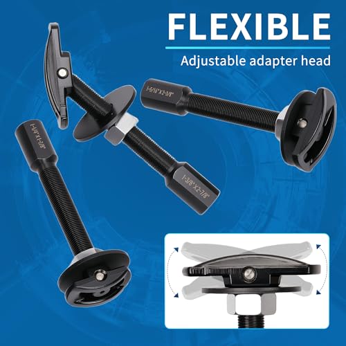 Rear Axle Bearing Puller Tool Set, 3PCS Axle Bearing Puller Extractor, Rear Axle Bearing Removal Tool Kit, Puller Slide Hammer Kit