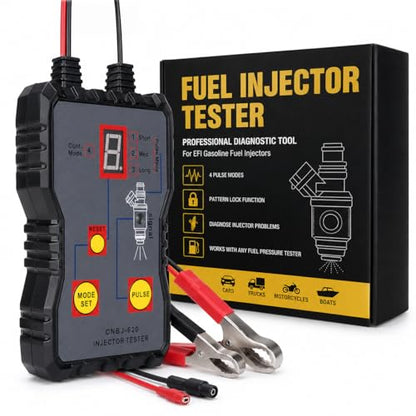 Fuel System Scan Tool Automotive Cleaning Tool Kit Injector Flush Cleaner Car Fuel Injector Tester Portable 4 Pluse Mode