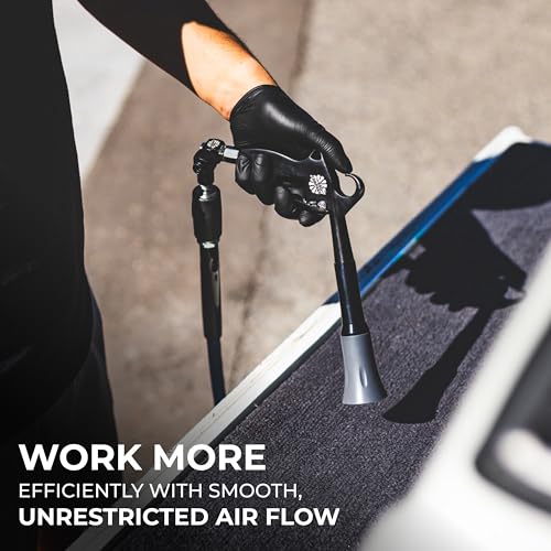 The Rag Company Ultra Air Hose Swivel Kit - Easily Maneuver Air Compressor Tools in Small Spaces with Universal Adapters - 2 pk