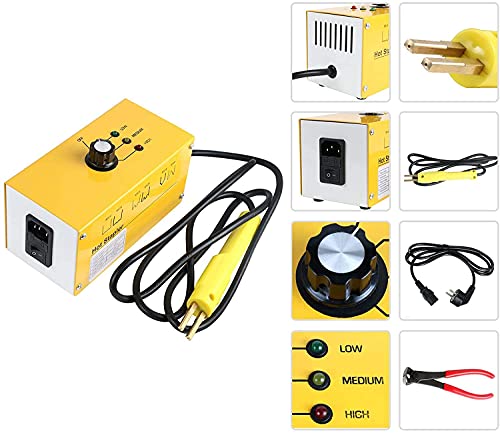 Plastic Welder Hot Stapler Kit with 800PCS Hot Staples, 110V Bumper Crack Repair Welding Machine Set