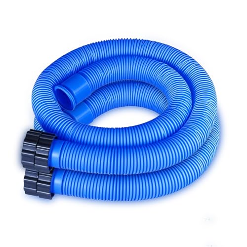 1.5" Replacement Pool Pump Hose for Above Ground Pools Accessories - 29060E Pool Hoses for Intex 1,500 GPH Pump, Sand Filters ＆ Saltwater System (Blue -2 Pack) - color: Blue -2 Pack