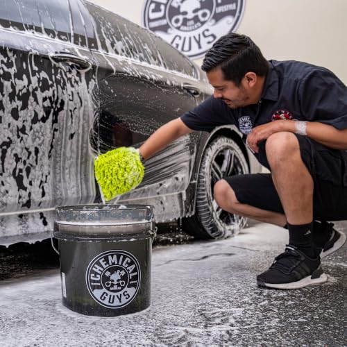Chemical Guys Heavy Duty Detailing Bucket Smoked Black (4.5 gal)