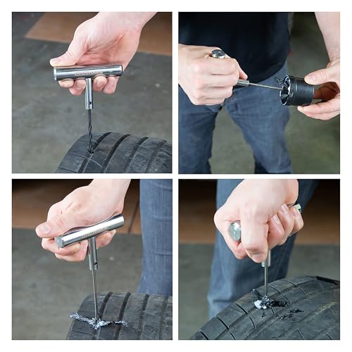 OEMTOOLS 26682 Tire Plug Kit 36-Pc, Tire Repair Kit for Cars, Trucks, ATVs, RVs, and More, Emergency Flat Tire Repair Kit, Storage Case Included - style: 36 Piece Tire Repair Kit