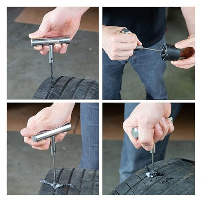 OEMTOOLS 26682 Tire Plug Kit 36-Pc, Tire Repair Kit for Cars, Trucks, ATVs, RVs, and More, Emergency Flat Tire Repair Kit, Storage Case Included - style: 36 Piece Tire Repair Kit
