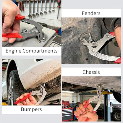 Car Clip Pliers, Snap Removal Pliers, Panel Clip Removal Plier, 2026 Upgraded Heavy-Duty Professional Plastic Fastener Removal Tool, Spring-Loaded Fastener Rivet Remover for Vehicle Maintenance