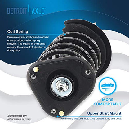Detroit Axle - Pair Front Struts for Buick Park Avenue Riviera 1998 1999 2000 2001 2002 2003 2004 2005 Complete Struts w/Coil Spring Assembly Replacement - size: 171665 x2/PAIR