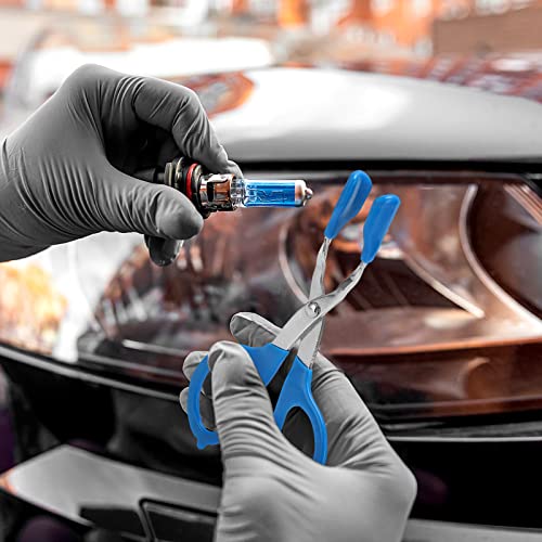 Mini Bulb Pliers, Mini Light Bulb Remover, Bulb Removal Tool, Universal Metal Removal Installation Tool for Removing Hard To Reach Miniature Bulbs