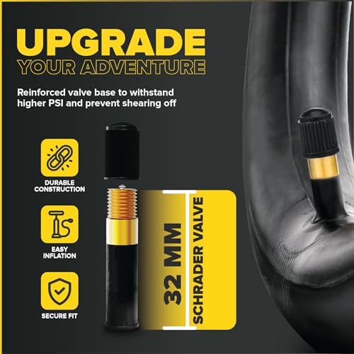 Ultraverse 20x4.0, 24x4.0, 26x4.0, 20x3.0, 26x3.0, 16x4.0/3.0, Inner Tubes | Schrader Valve, Ideal for Mountain Bikes & E-Bikes with Fat Tires, Durable & Reliable 2 Pack with Tire Levers - size: 26 inch x 4.0