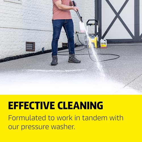 KÄRCHER Concrete & Driveway Cleaner, Cleans Concrete, Brick, Mansory, and Stone Areas, Highly Concentrated, Makes up to 40 gal of Cleaner, Readily Biodegradable, For Pressure Washers - style: Concrete & Driveway Cleaner