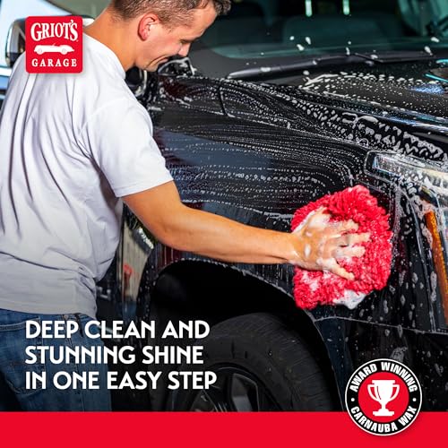 Griot's Garage Best of Show Wash and Wax for Car Detailing and Cleaning, Carnauba-Packed Coating, High Gloss Shine and Protection for Auto Paint, 10887, 48oz - size: 48 Fl Oz (Pack of 1)