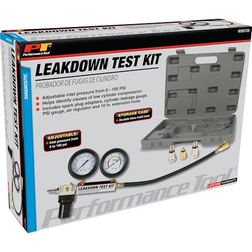 Performance Tool W89729 Leak-Down Test Kit (Not a compression Tester) , black - style: Leak-Down Test Kit (Not a compression Tester)
