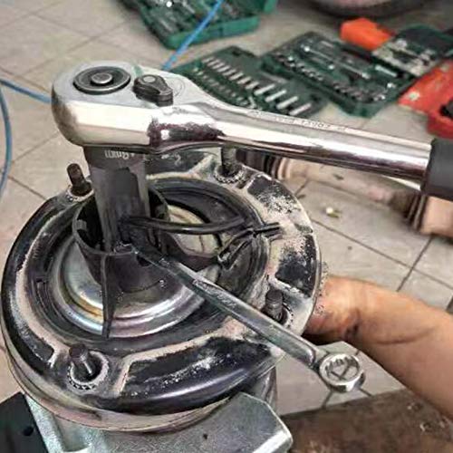 ZKTOOL 18MM Suspension Strut Socket Tool, Strut Nut Socket 16mm 18mm 19mm 21mm 22mm 24mm with 12 Point 1/2" Drive, Suspension Strut Nut Socket Remover and Installer Tool, 12Pt, VM Number 3353