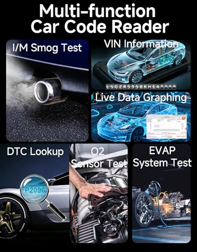 OBD2 Scanner Diagnostic Tool,THINKCAR THINKSCAN 641 Wireless Car scanner Diagnostic Tool,Auto Scan Tool ABS SRS Transmission Engine, 10 Resets Car Code Reader,CANFD & FCA,VIA Bluetooth,Lifetime Update