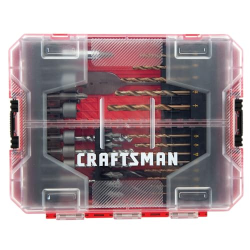 CRAFTSMAN Drill Bit Set 60 Pieces, Impact Driver and Screwdriver Bit Set , Includes Nut Drivers (CMAF1260) - size: 10.75 x 1.16 x 6.87 inches, style: 60 Pieces