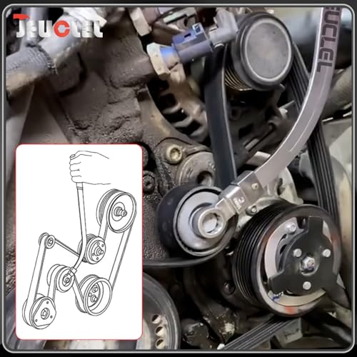 15PCS Universal Auxiliary Idler Belt Tensioner Pulley Removal Tool Kit, 12-Point 12-19mm (0.47"-0.74") Serpentine Belt Tension Pulley Wrench Set, Engine Timing Belt Tensioning Nut Bolt Screw Remover | 12Point, 12-19mm(0.47"-0.74") Serpentine Belt Tension