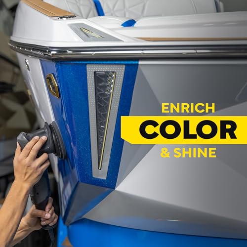 Meguiar's M6332 Flagship Premium Marine Wax, Easy to Use Boat Polish and Wax, Remove Scratches, Swirls, and Oxidation While Leaving Lasting Protection, 32 Oz Bottle - size: 32 Fl Oz (Pack of 1)