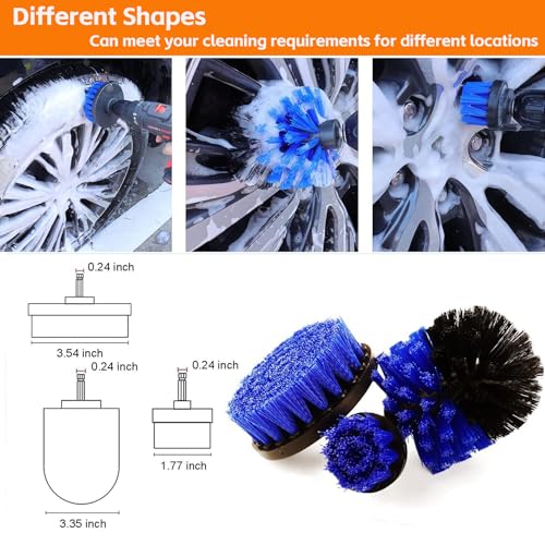 18Pcs Car Detailing Kit, Interior & Exterior Car Cleaning Tools,Detailing Brushes,Wash Mitt,Tire Brush,Towels,Duster,Microfiber Wax Applicators,Air Vent Brush