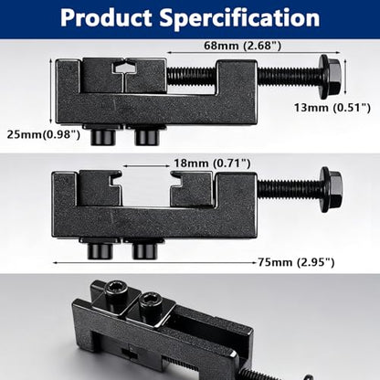 CV Boot Clamp Pliers, CV Axle Boot Clamp Tool with 20 PCS 304 Stainless Steel Single Ear Hose Clamp,Drive Shaft Clamping Tool for Most Cars (10pcs Small+ 10pcs Large)