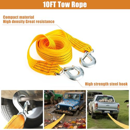 Roadside Emergency Kit with Scissor Jack for Car Safety Kit Emergency Roadside Kit for Car