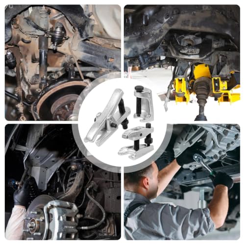 Ball Joint Separator Tool 3-Piece Heavy Duty Precision Alloy Professional | Car Tie Rod End Remover Ball Joint Puller for Truck RV SUV Sedan Home Garage Workshop Repair